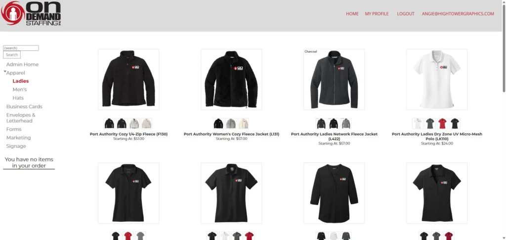 apparel store screenshot3